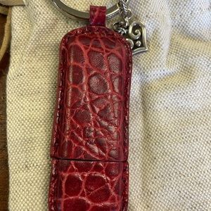 🚨LAST ONE!! Brighton B wish 16gb flash drive keychain fob - lipstick red